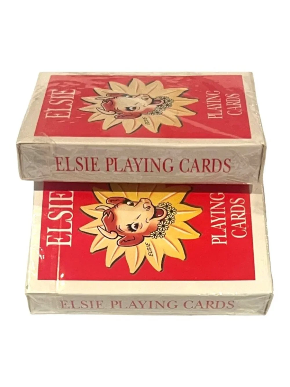Elsie the Cow Playing Cards by Borden - NEW & Sealed - LOT of 2